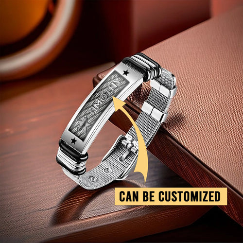 NQL Personalized Custom Men's Metal Bracelet 1