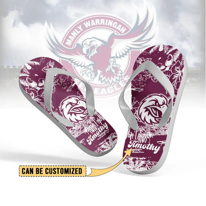 MAN Personalized Custom Flip Flops 8