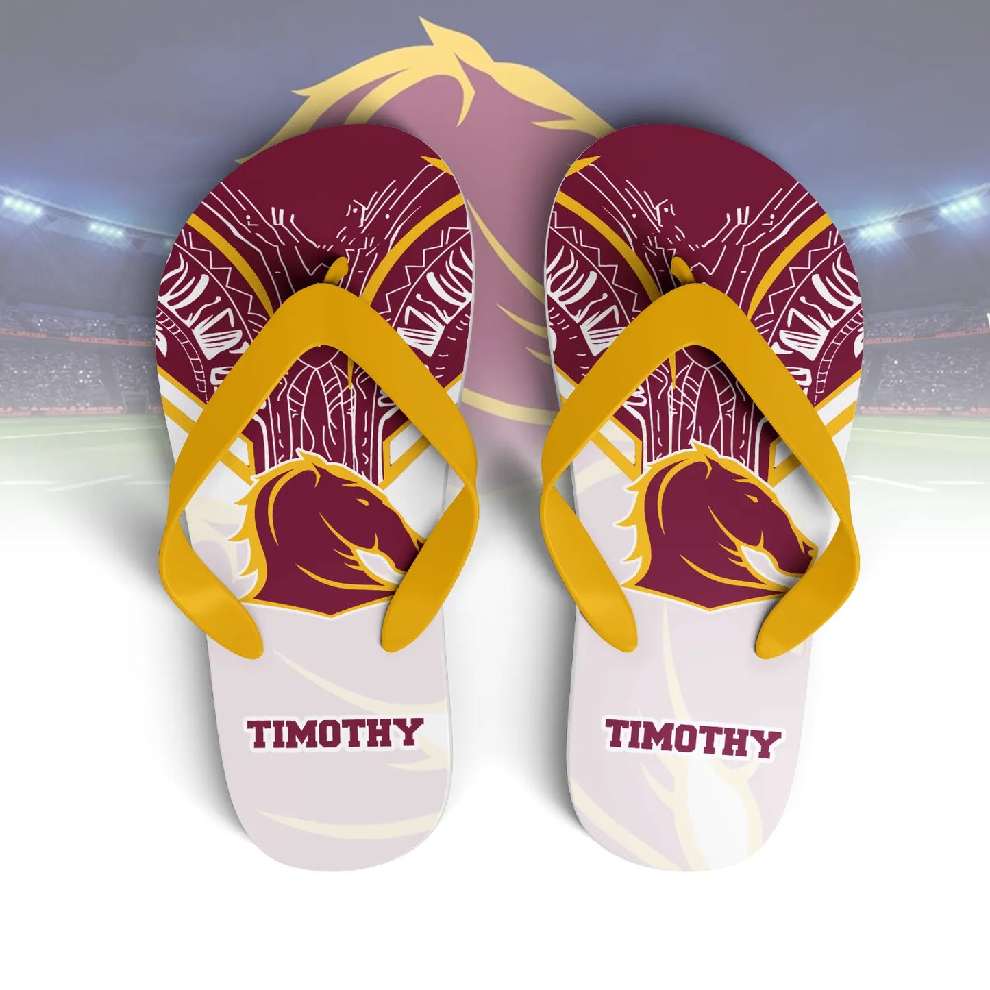 BRI Personalized Custom Flip Flops 2