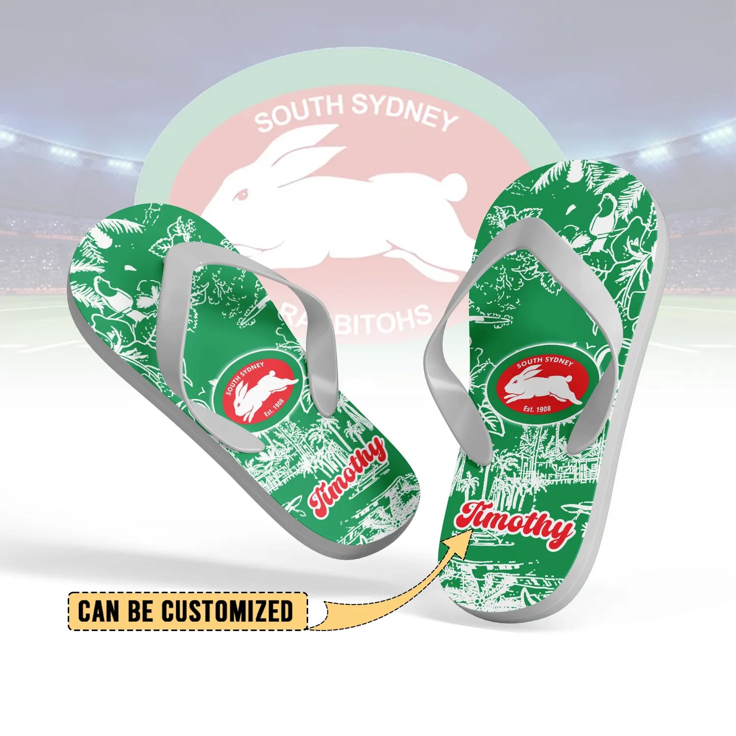 SOU Personalized Custom Flip Flops 8