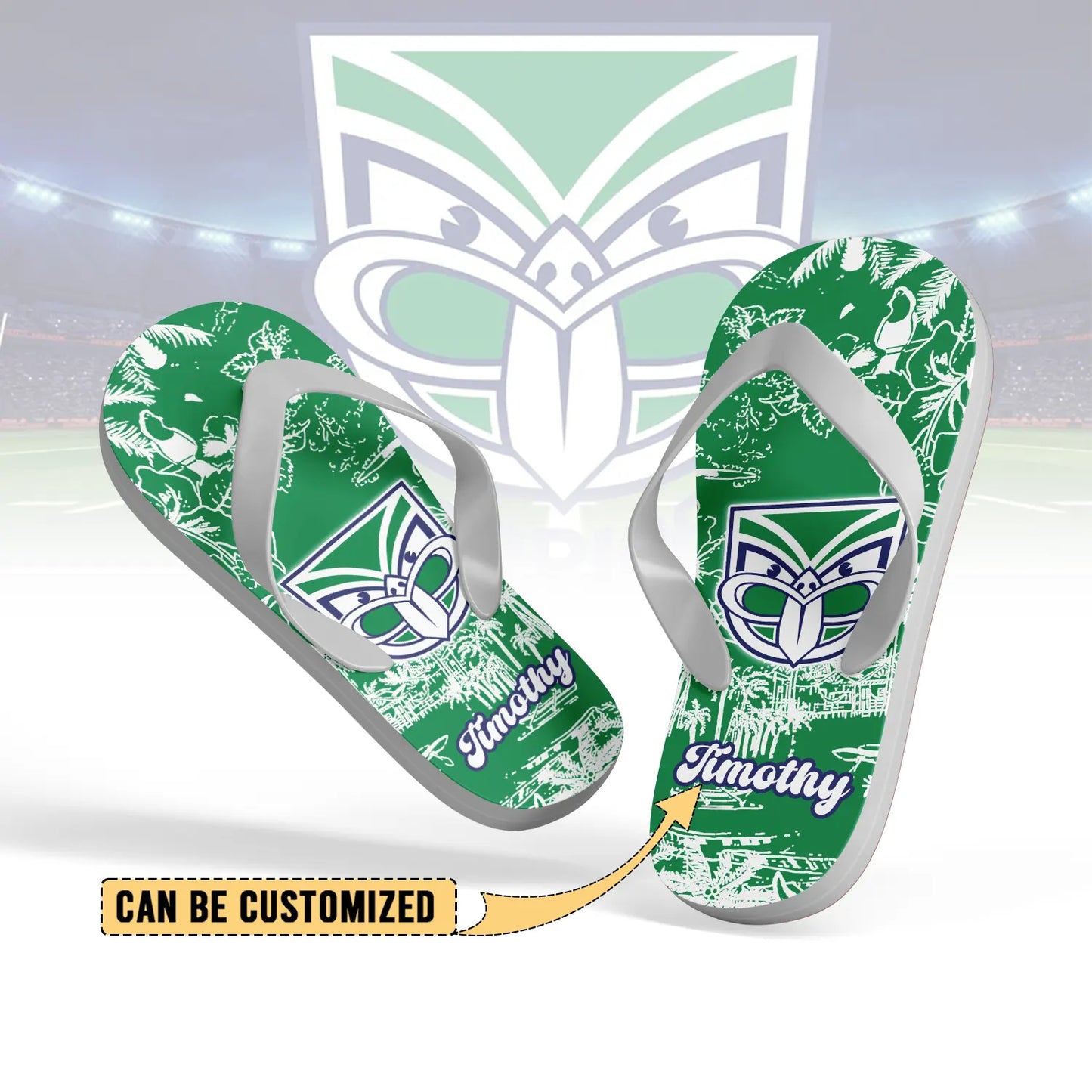 NZL Personalized Custom Flip Flops 8