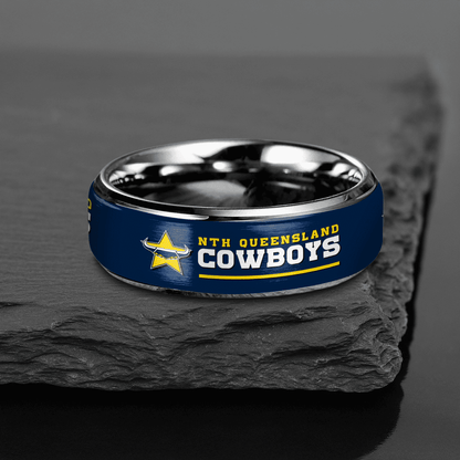 NRL Silver Tungsten Rings Gift For Fans 8