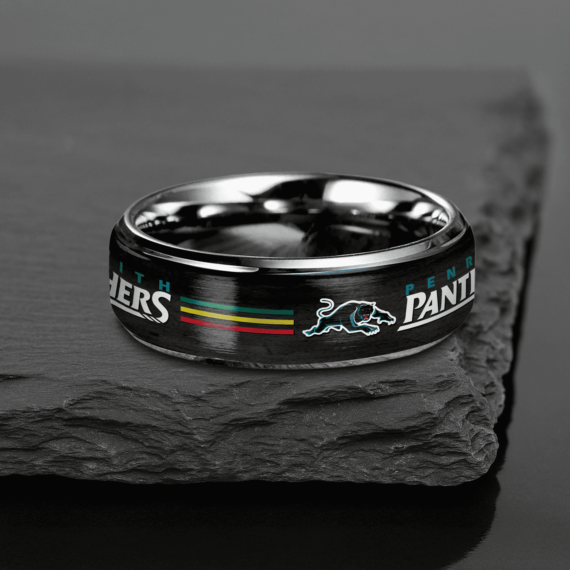 NRL Silver Tungsten Rings Gift For Fans 9