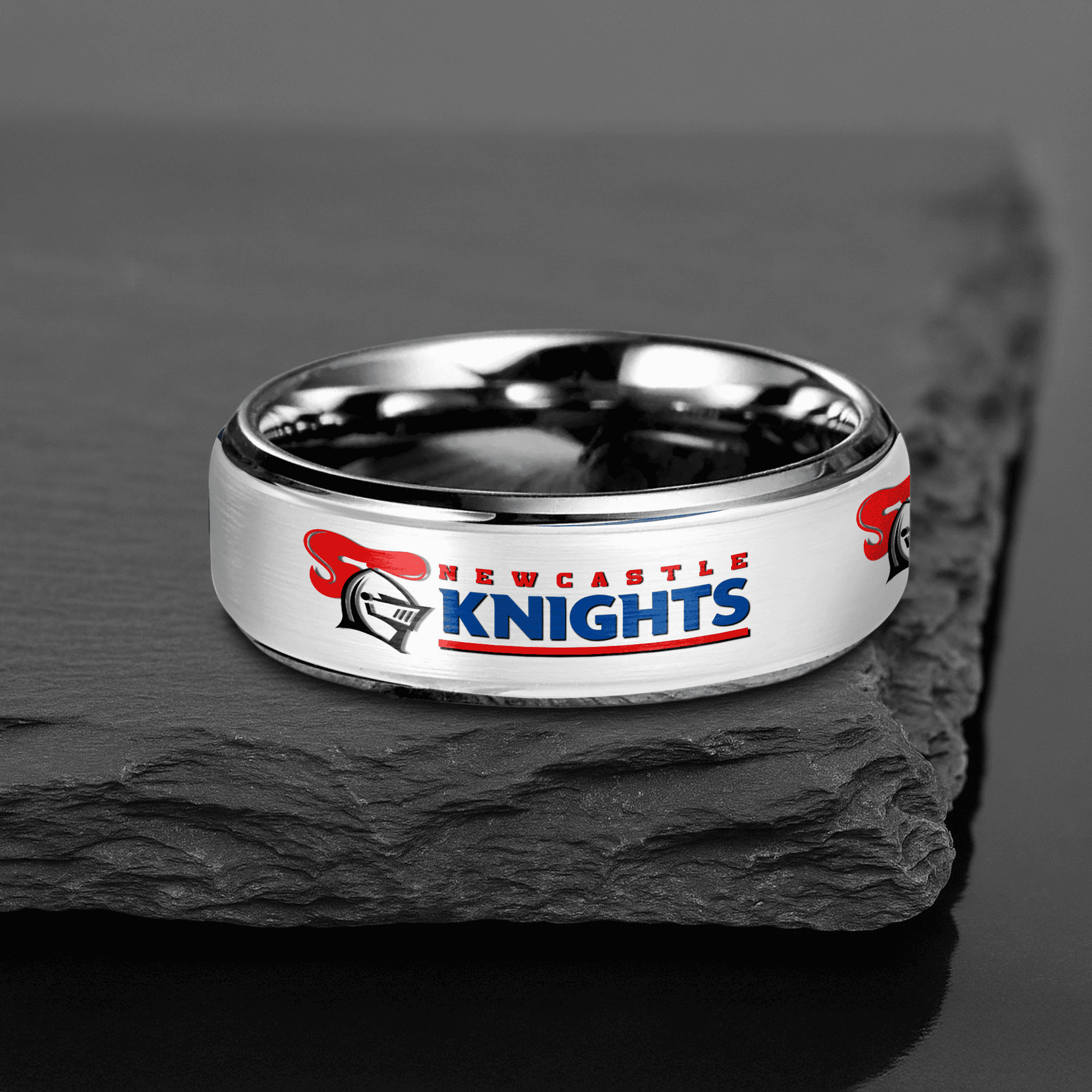 NRL Silver Tungsten Rings Gift For Fans 2