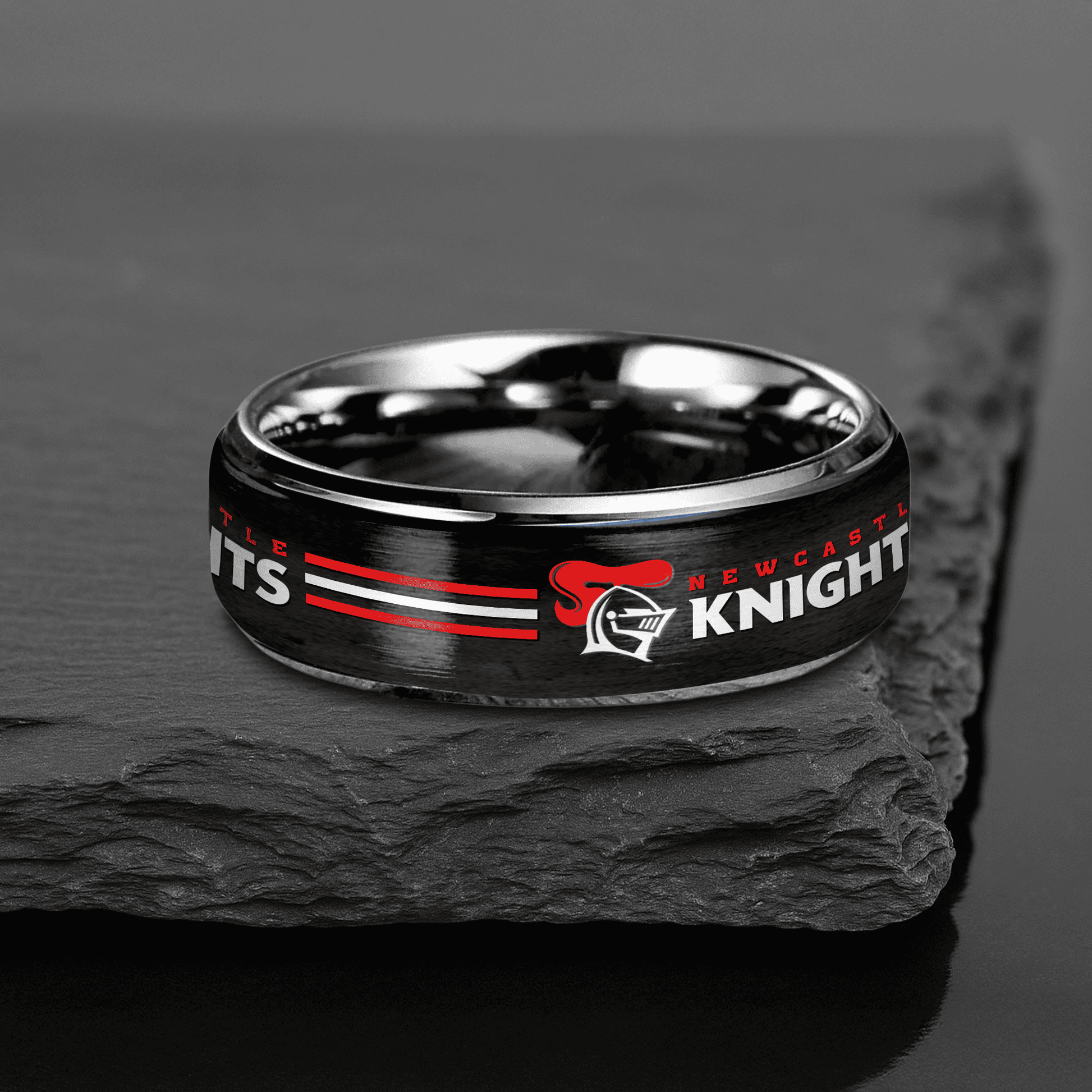 NRL Silver Tungsten Rings Gift For Fans 5