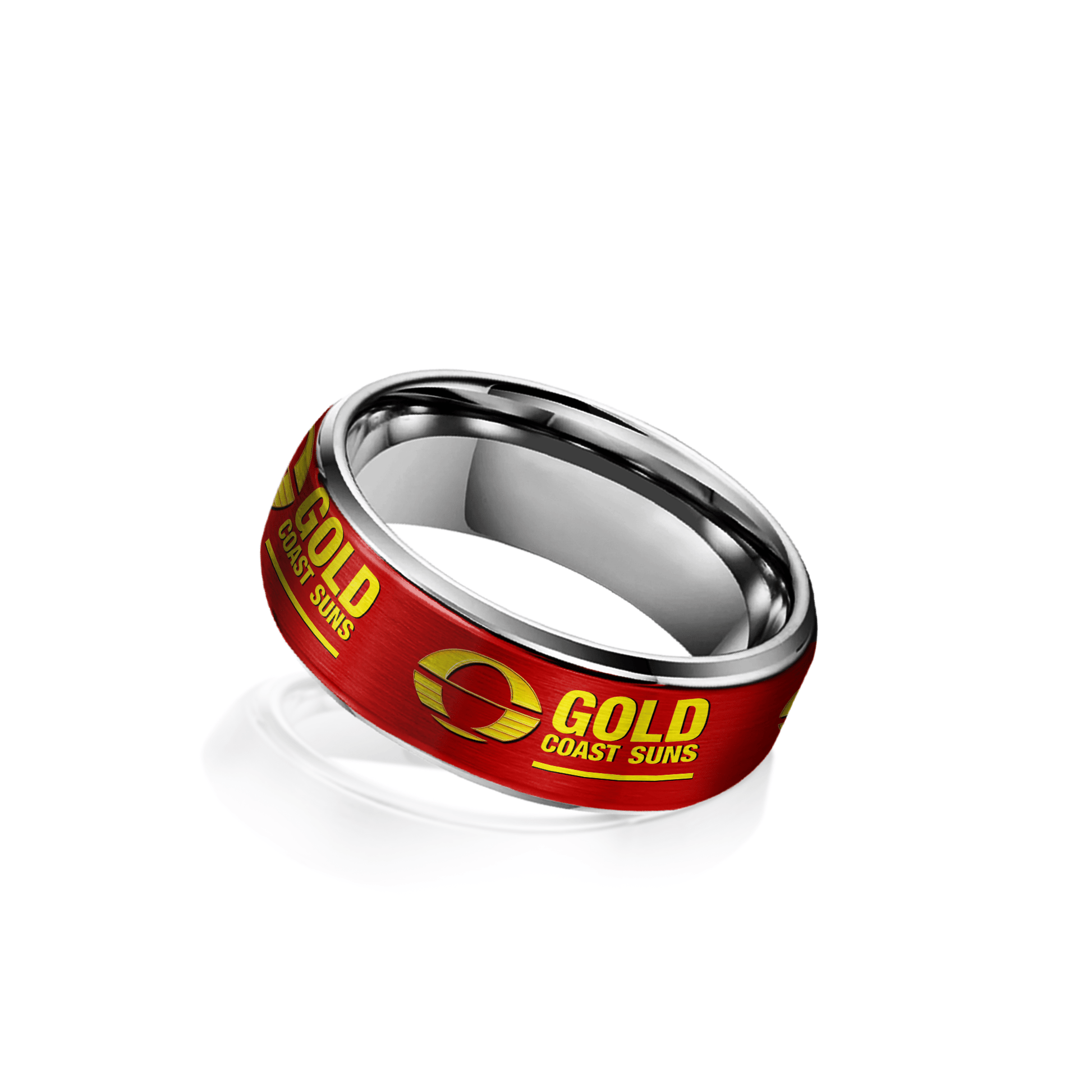 AFL Silver Tungsten Rings Gift For Fans 16