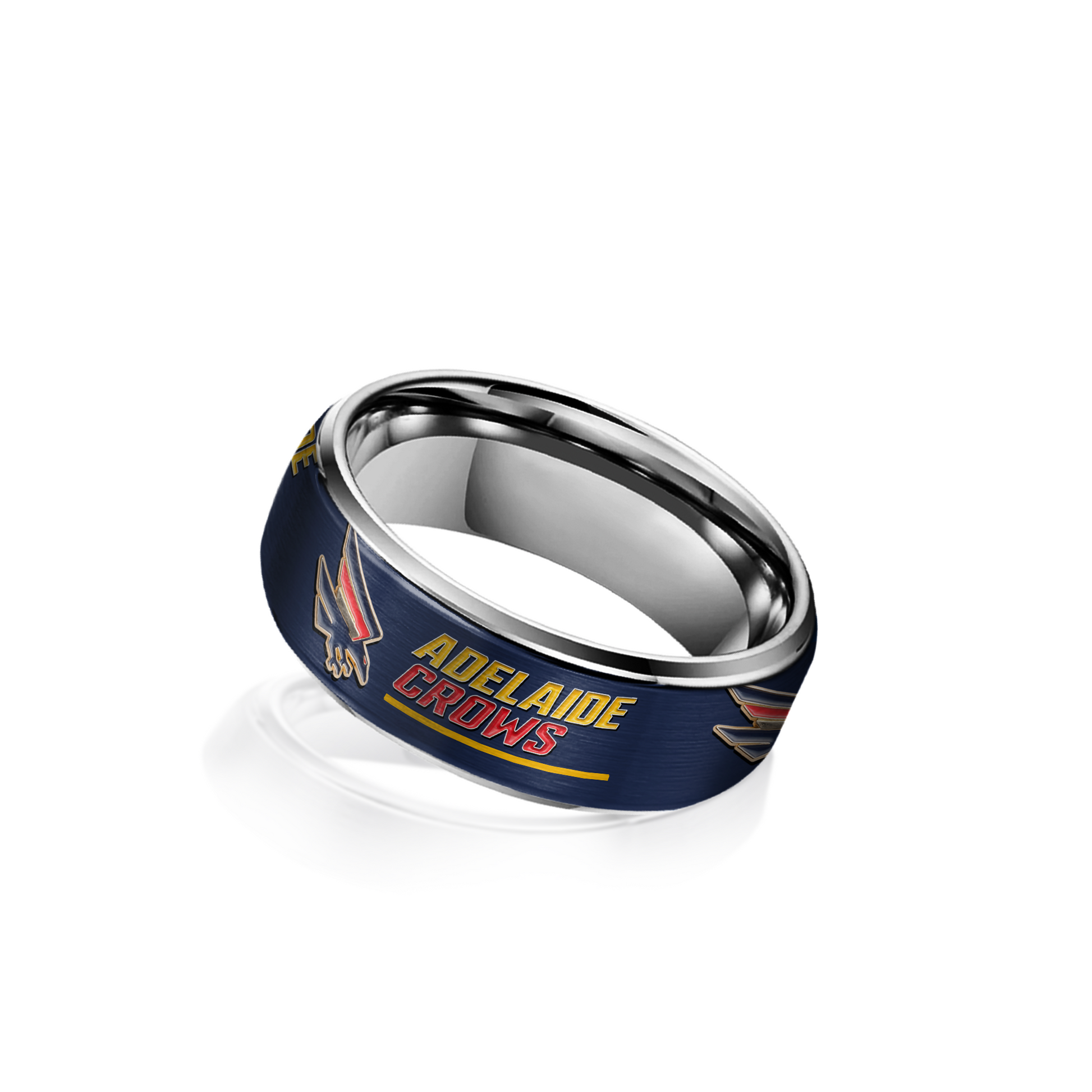 AFL Silver Tungsten Rings Gift For Fans 13