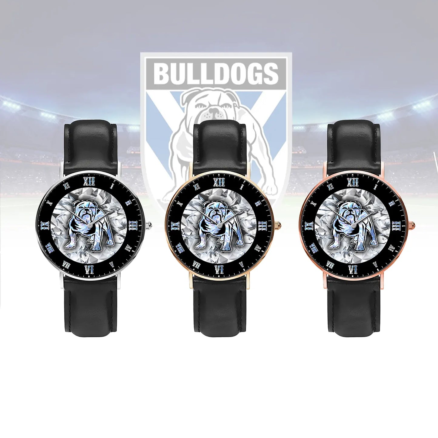 CBY Personalized Custom Stitched Leather Watch