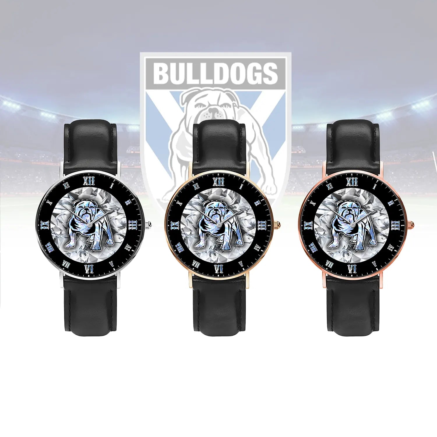 CBY Personalized Custom Stitched Leather Watch