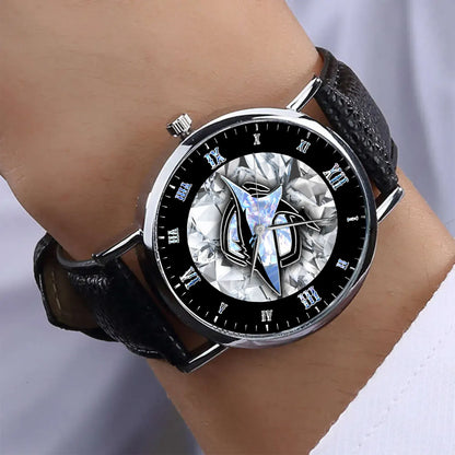 CRO Personalized Custom Stitched Leather Watch