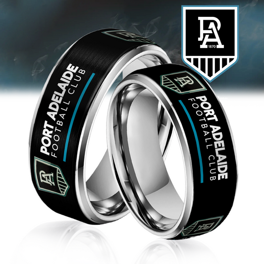 AFL Silver Tungsten Rings Gift For Fans 7