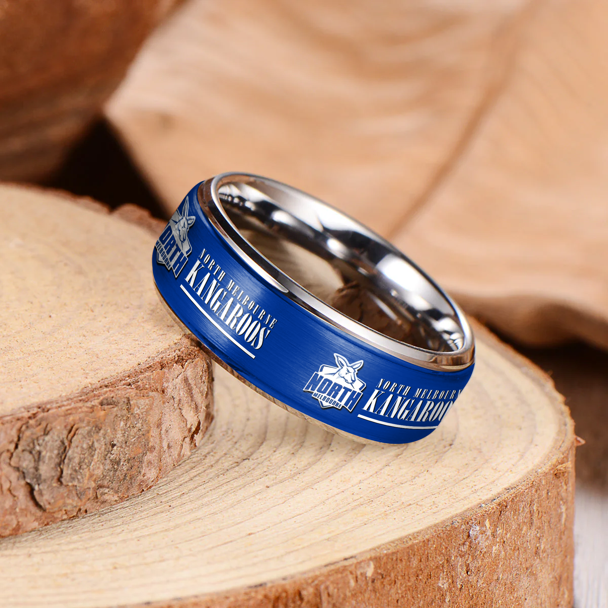 AFL Silver Tungsten Rings Gift For Fans 1