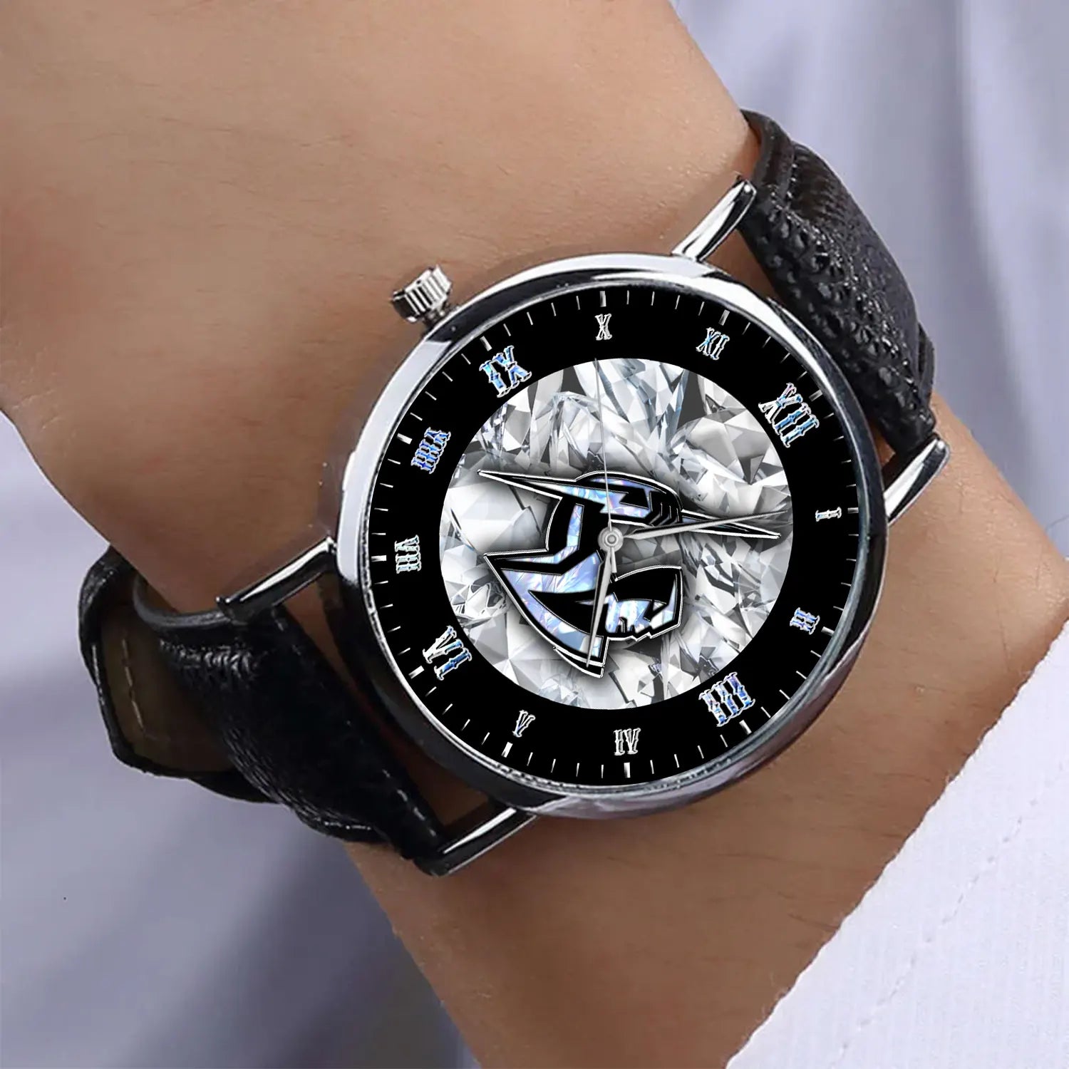 MEL Personalized Custom Stitched Leather Watch