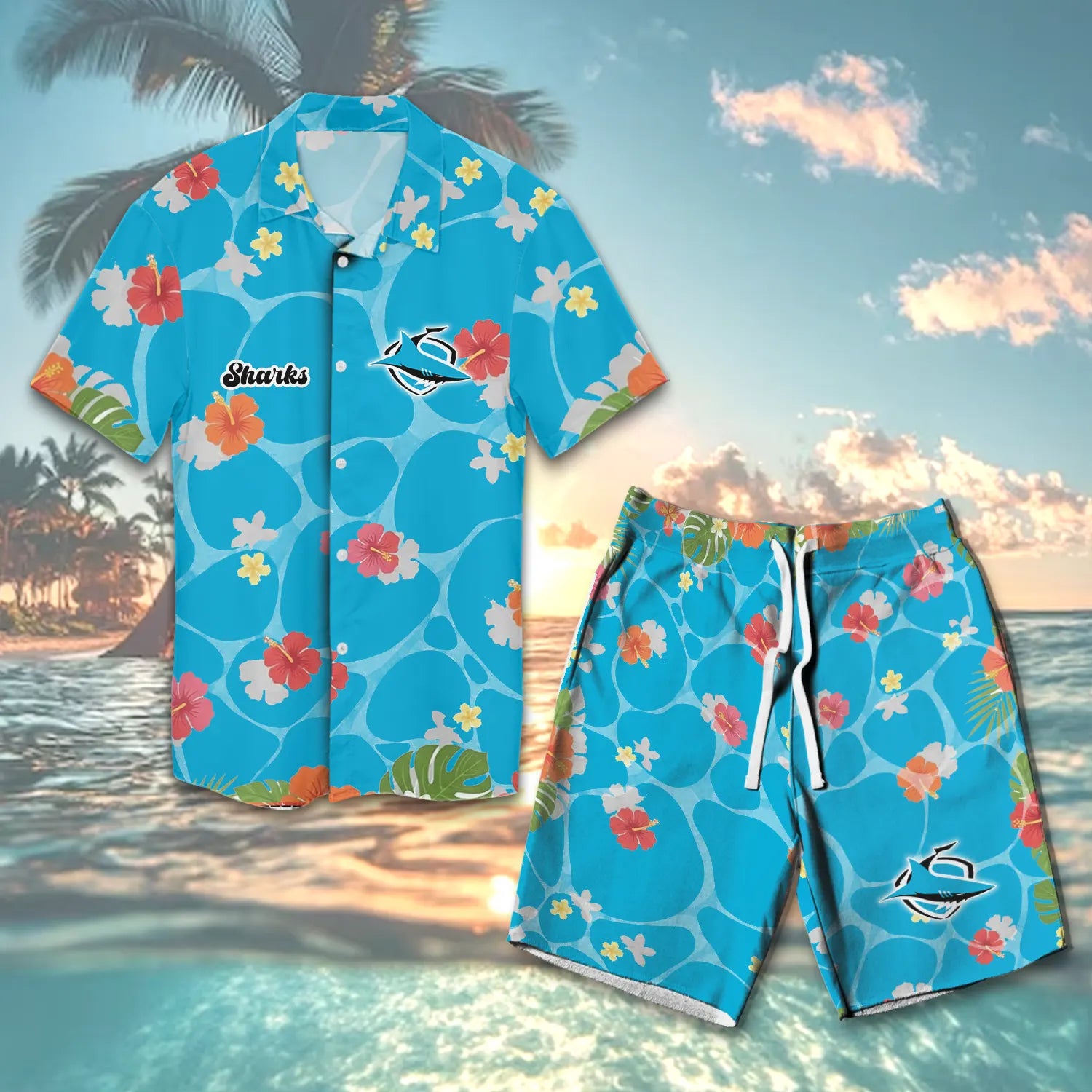CRO Personalized Custom Combo Hawaiian Shirt And Shorts 2
