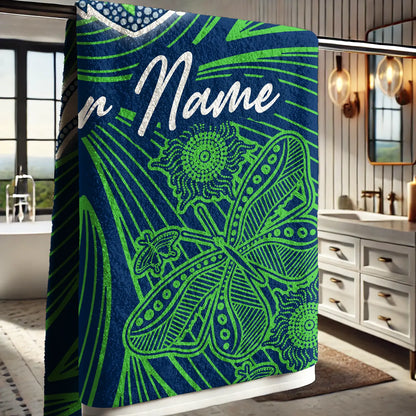 CAN Personalized Custom Pool Travel Beach and Bath Towels 9