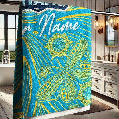 GLD Personalized Custom Pool Travel Beach and Bath Towels 9