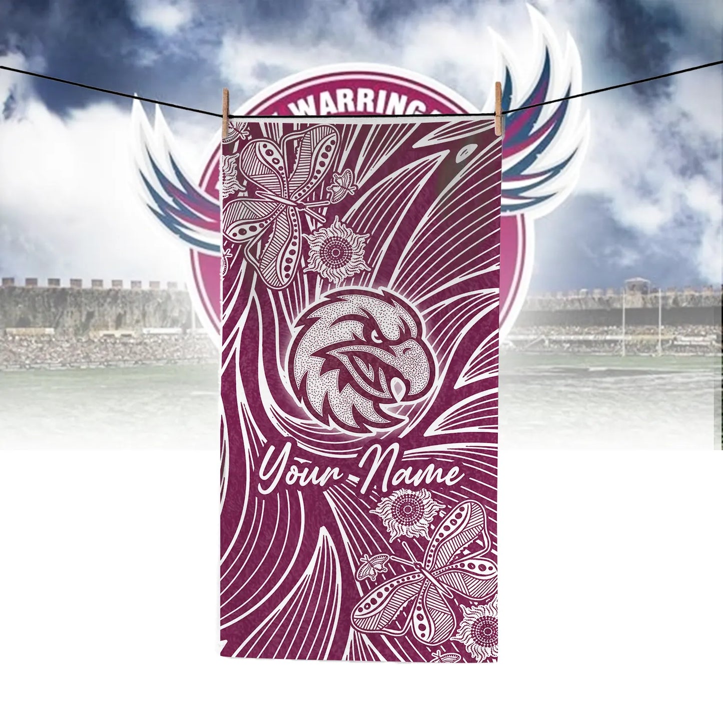 MAN Personalized Custom Pool Travel Beach and Bath Towels 9