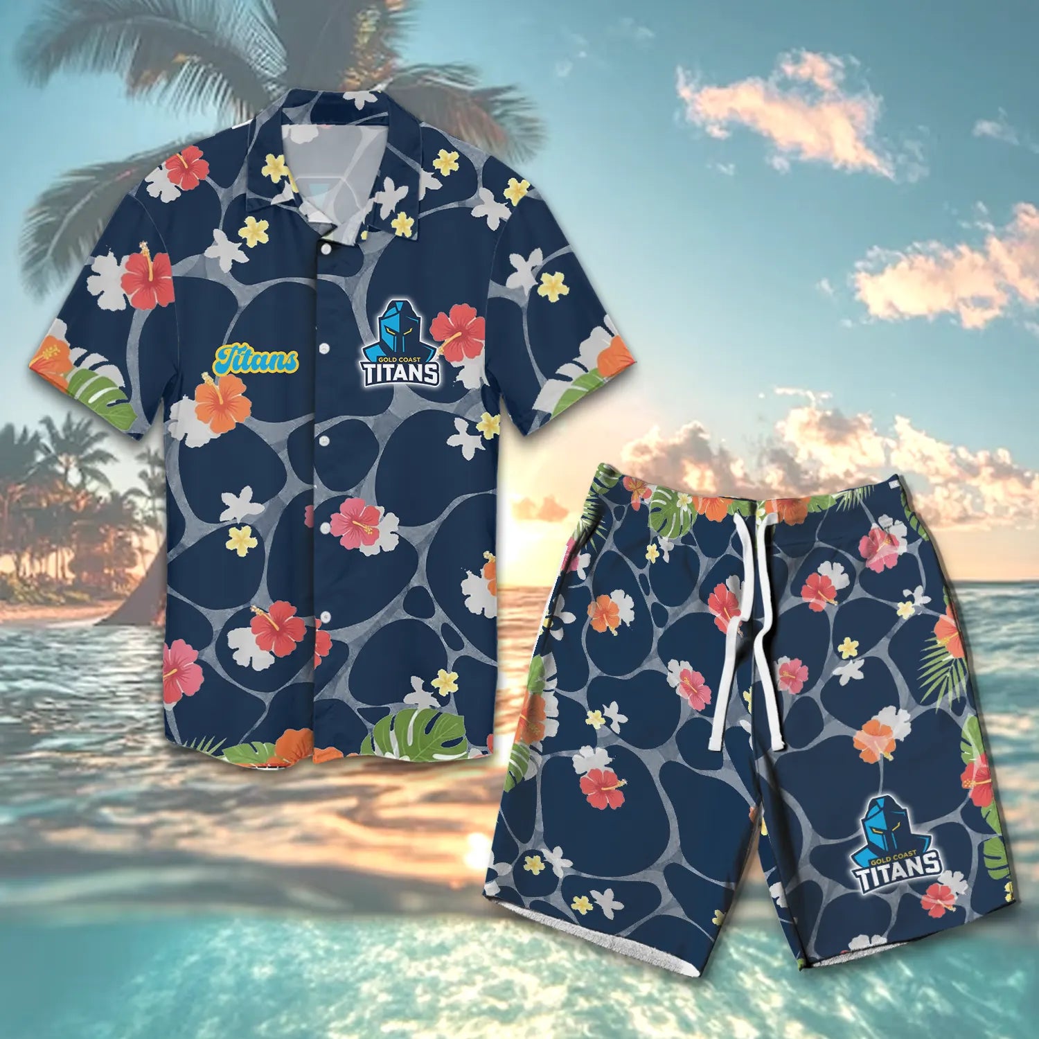 GLD Personalized Custom Combo Hawaiian Shirt And Shorts 2