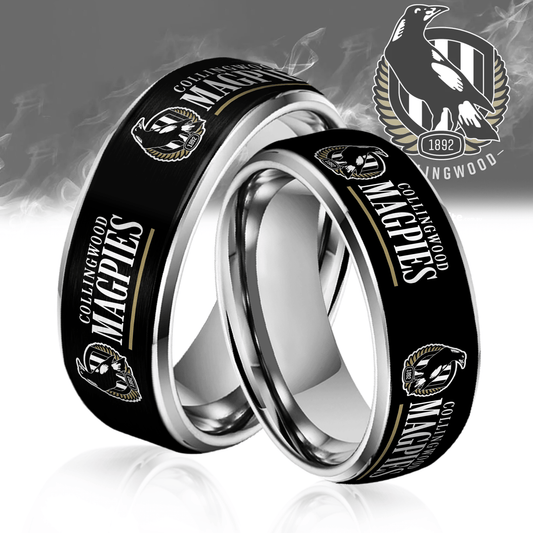 AFL Silver Tungsten Rings Gift For Fans 6