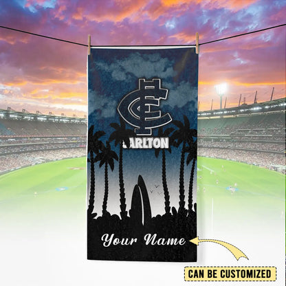 CAR Personalized Custom Pool Travel Beach and Bath Towels