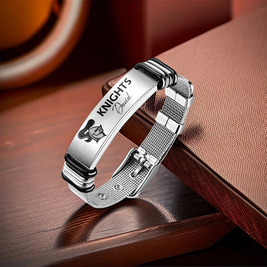 NEW Personalized Custom Men's Metal Bracelet