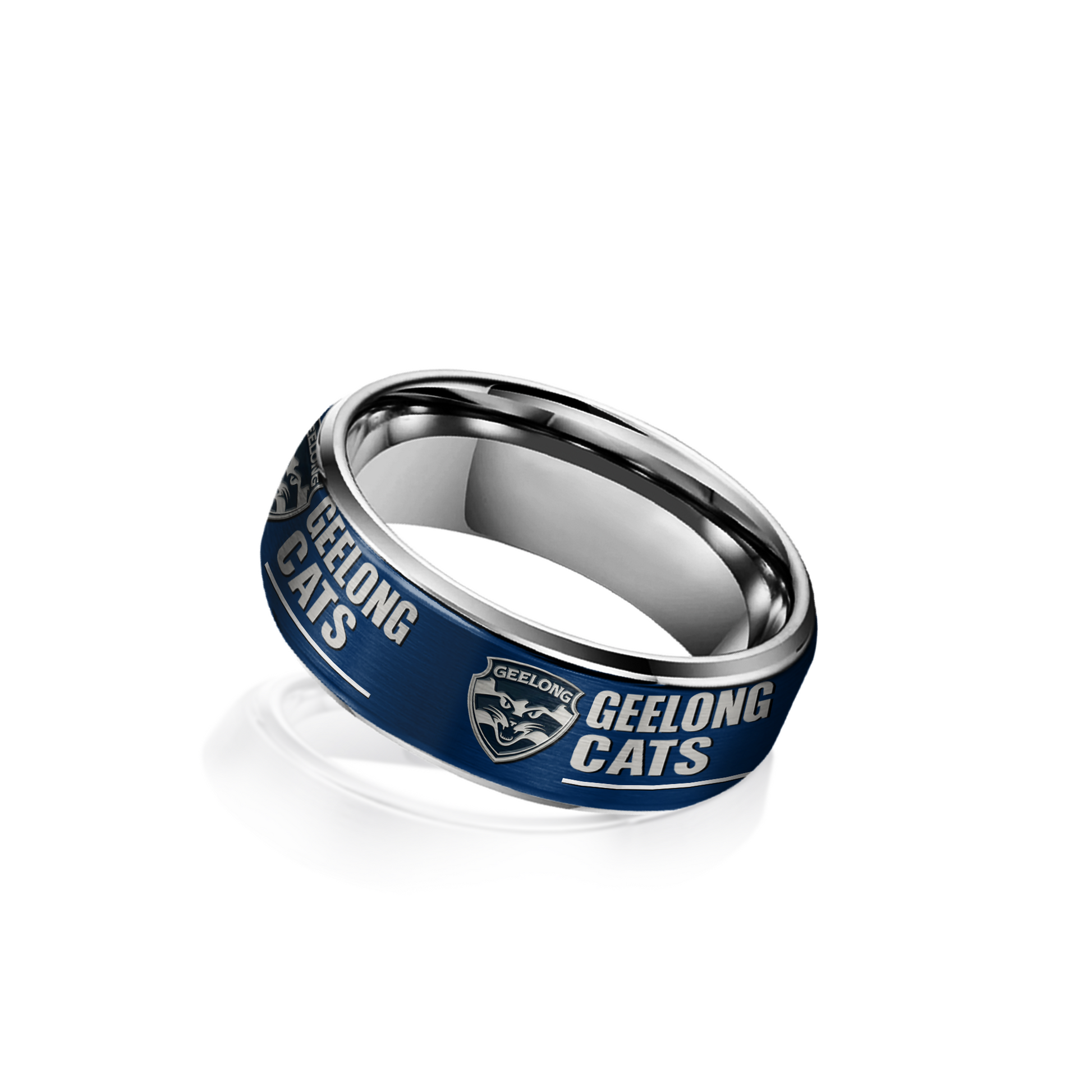 AFL Silver Tungsten Rings Gift For Fans 19
