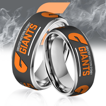 AFL Silver Tungsten Rings Gift For Fans 14
