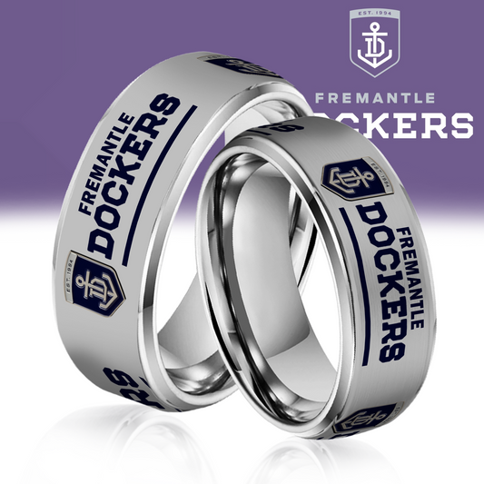 AFL Silver Tungsten Rings Gift For Fans 11