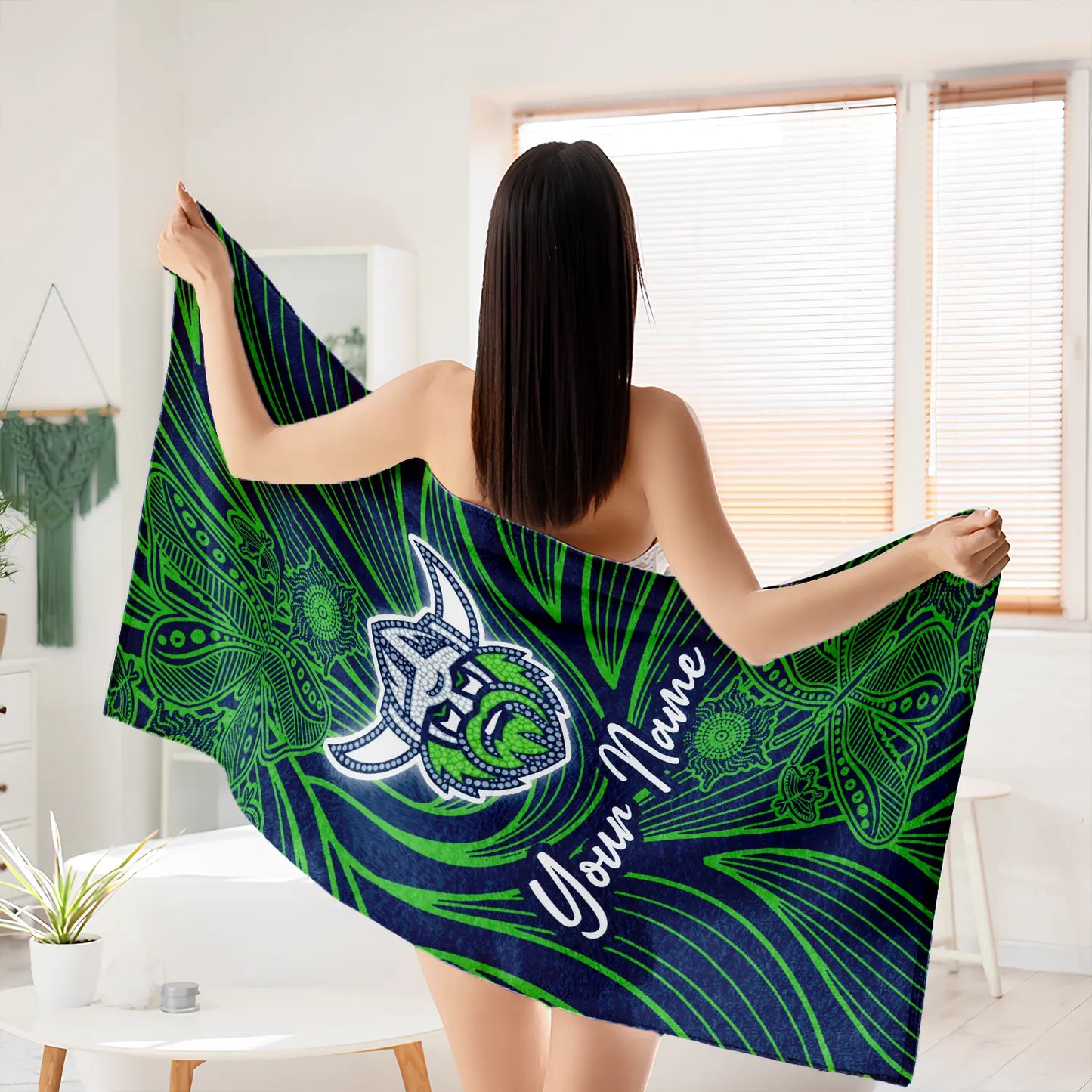 CAN Personalized Custom Pool Travel Beach and Bath Towels 9