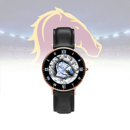 BRI Personalized Custom Stitched Leather Watch