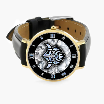 CAN Personalized Custom Stitched Leather Watch