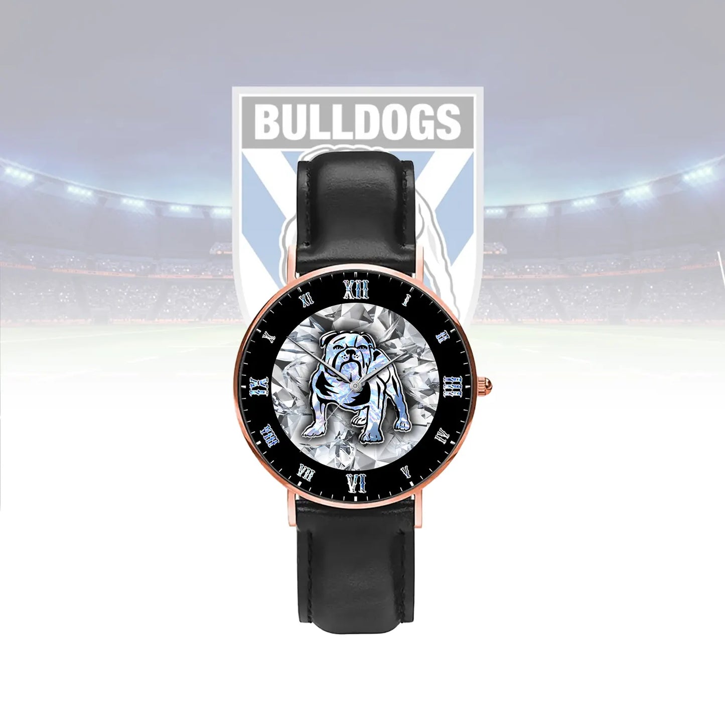 CBY Personalized Custom Stitched Leather Watch