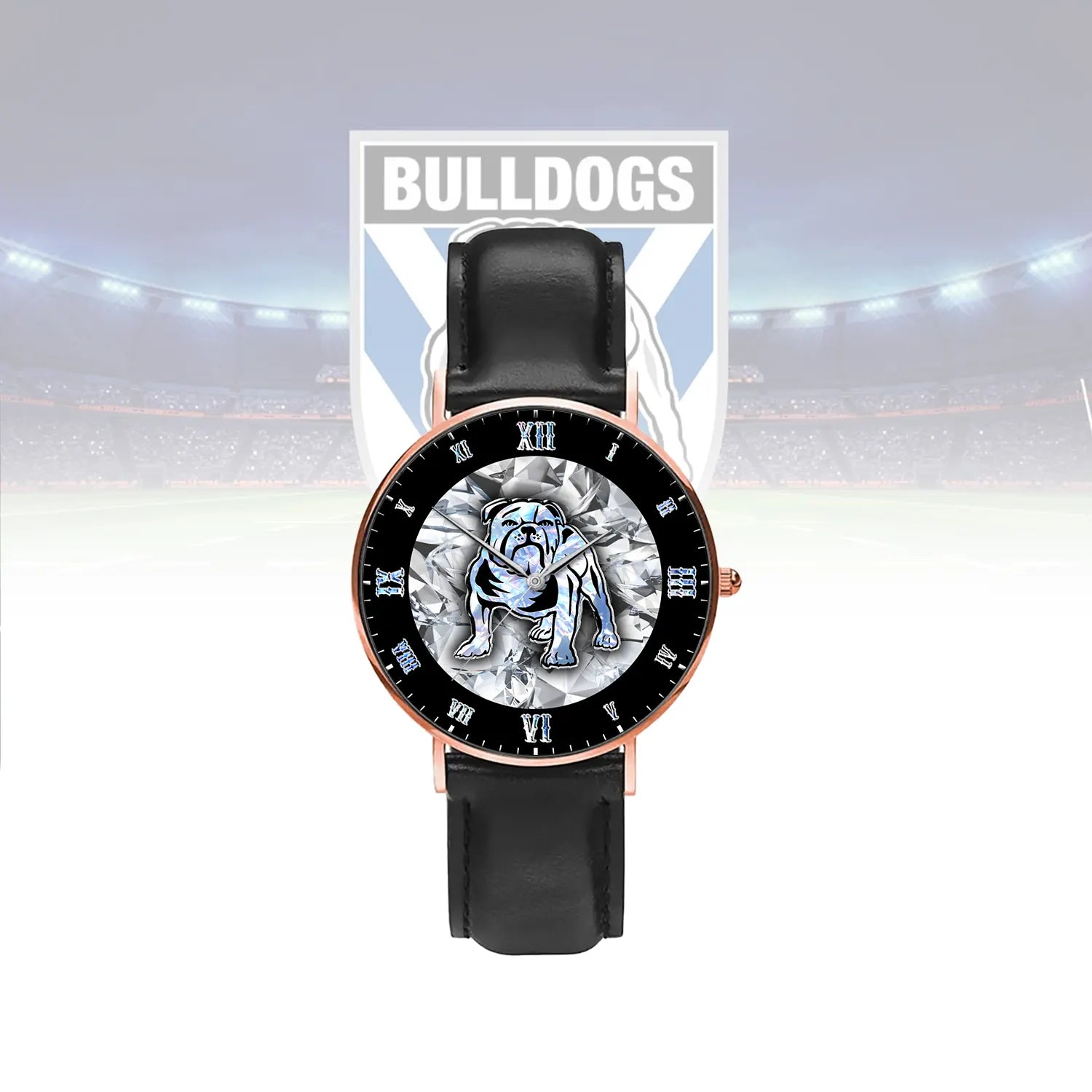 CBY Personalized Custom Stitched Leather Watch