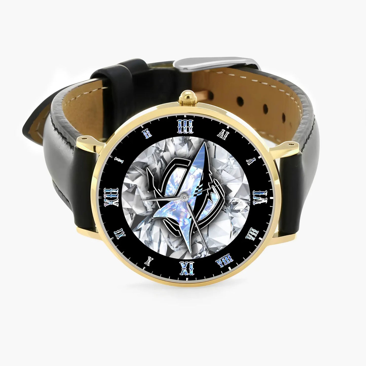 CRO Personalized Custom Stitched Leather Watch
