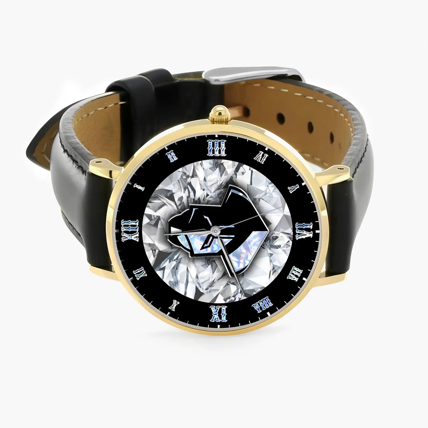 GLD Personalized Custom Stitched Leather Watch