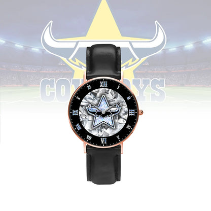 NQL Personalized Custom Stitched Leather Watch