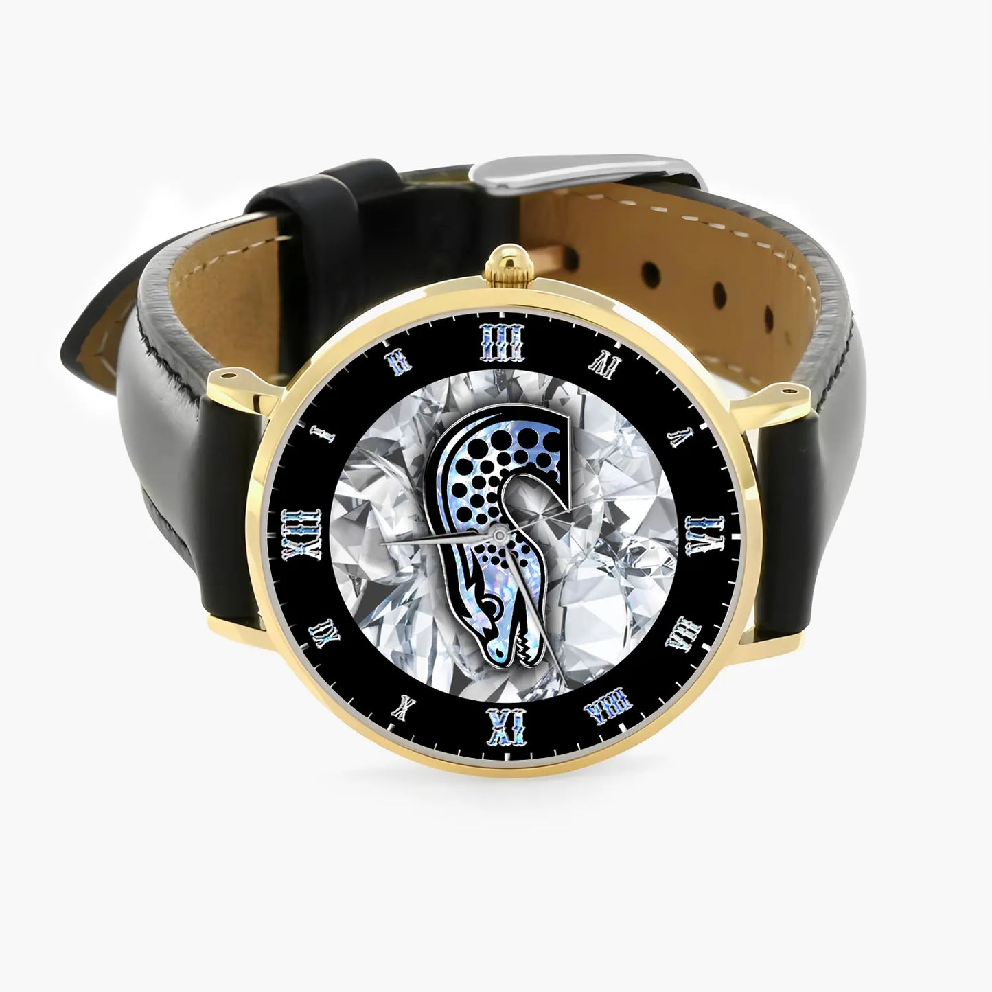 PAR Personalized Custom Stitched Leather Watch