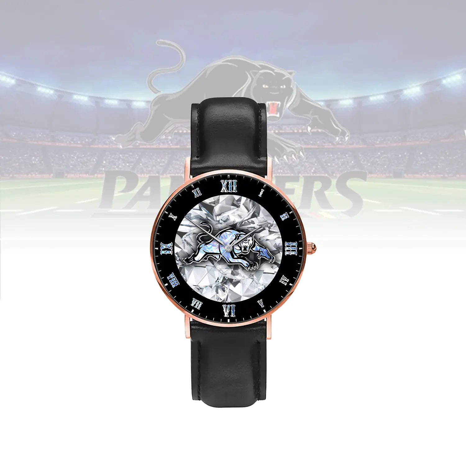 PEN Personalized Custom Stitched Leather Watch