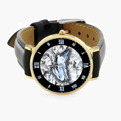 SOU Personalized Custom Stitched Leather Watch