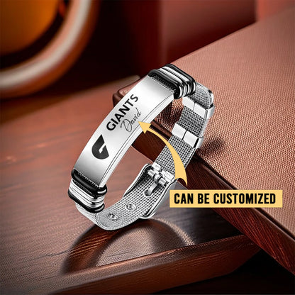 GWS Personalized Custom Men’s Metal Bracelet