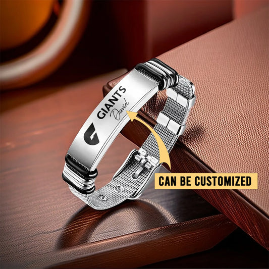 GWS Personalized Custom Men’s Metal Bracelet
