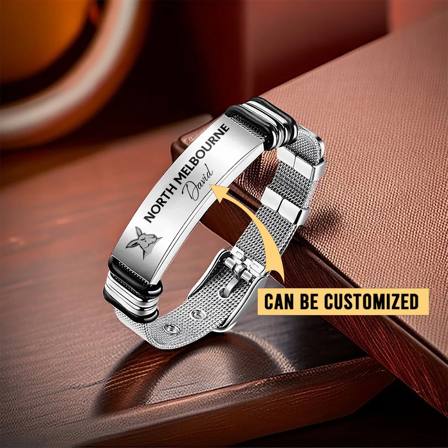 NTH Personalized Custom Men’s Metal Bracelet