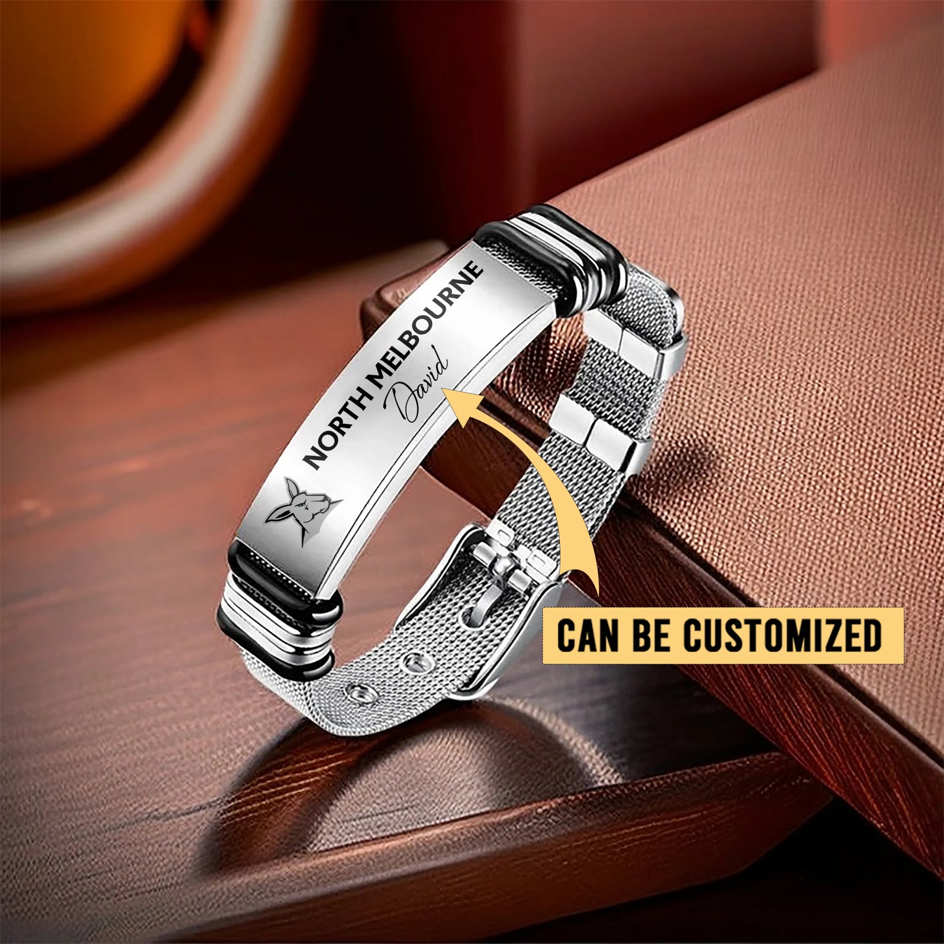 NTH Personalized Custom Men’s Metal Bracelet