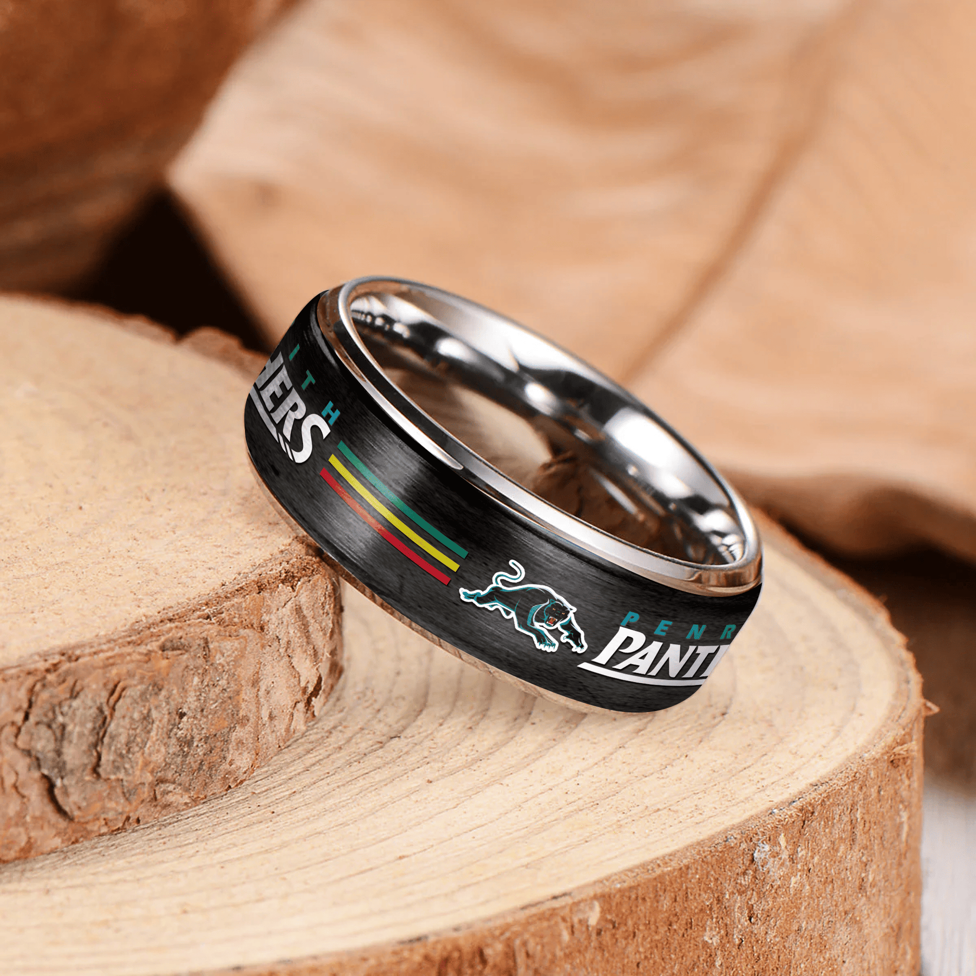 NRL Silver Tungsten Rings Gift For Fans 9