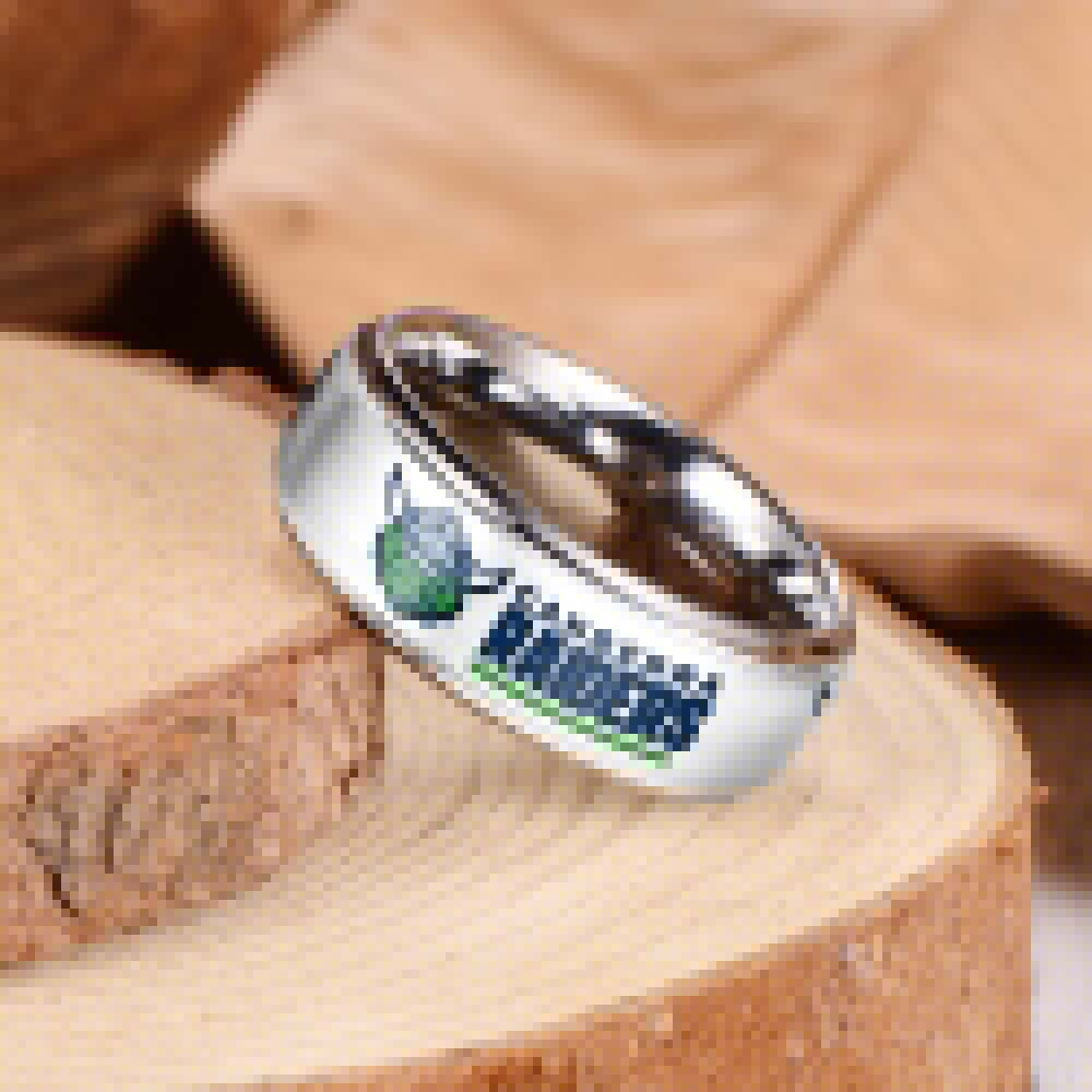 NRL Silver Tungsten Rings Gift For Fans 25