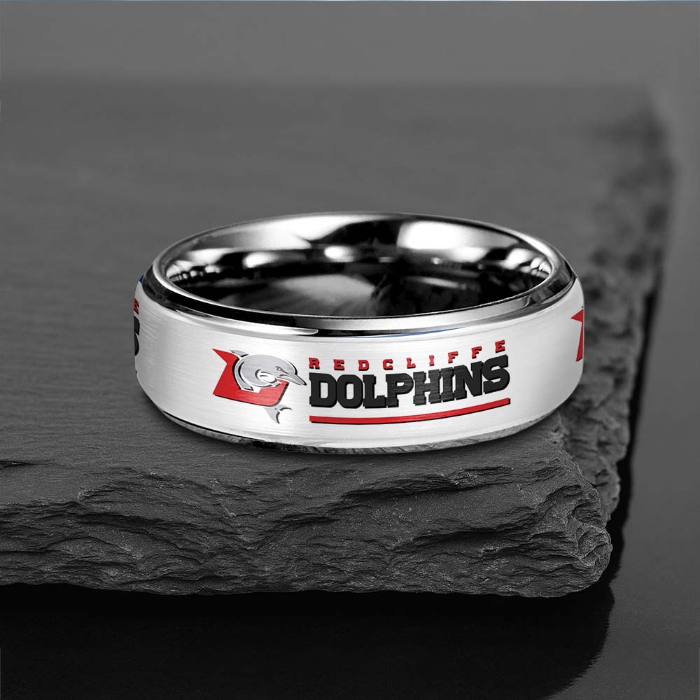 NRL Silver Tungsten Rings Gift For Fans 10
