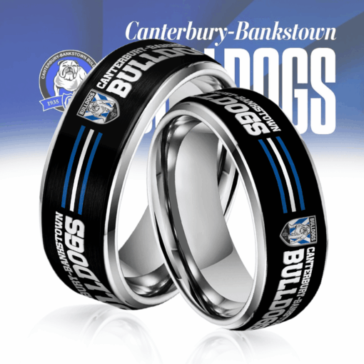 NRL Silver Tungsten Rings Gift For Fans 31