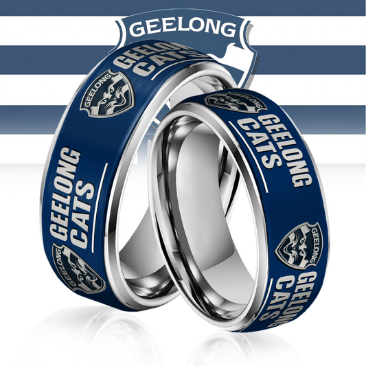 AFL Silver Tungsten Rings Gift For Fans 19