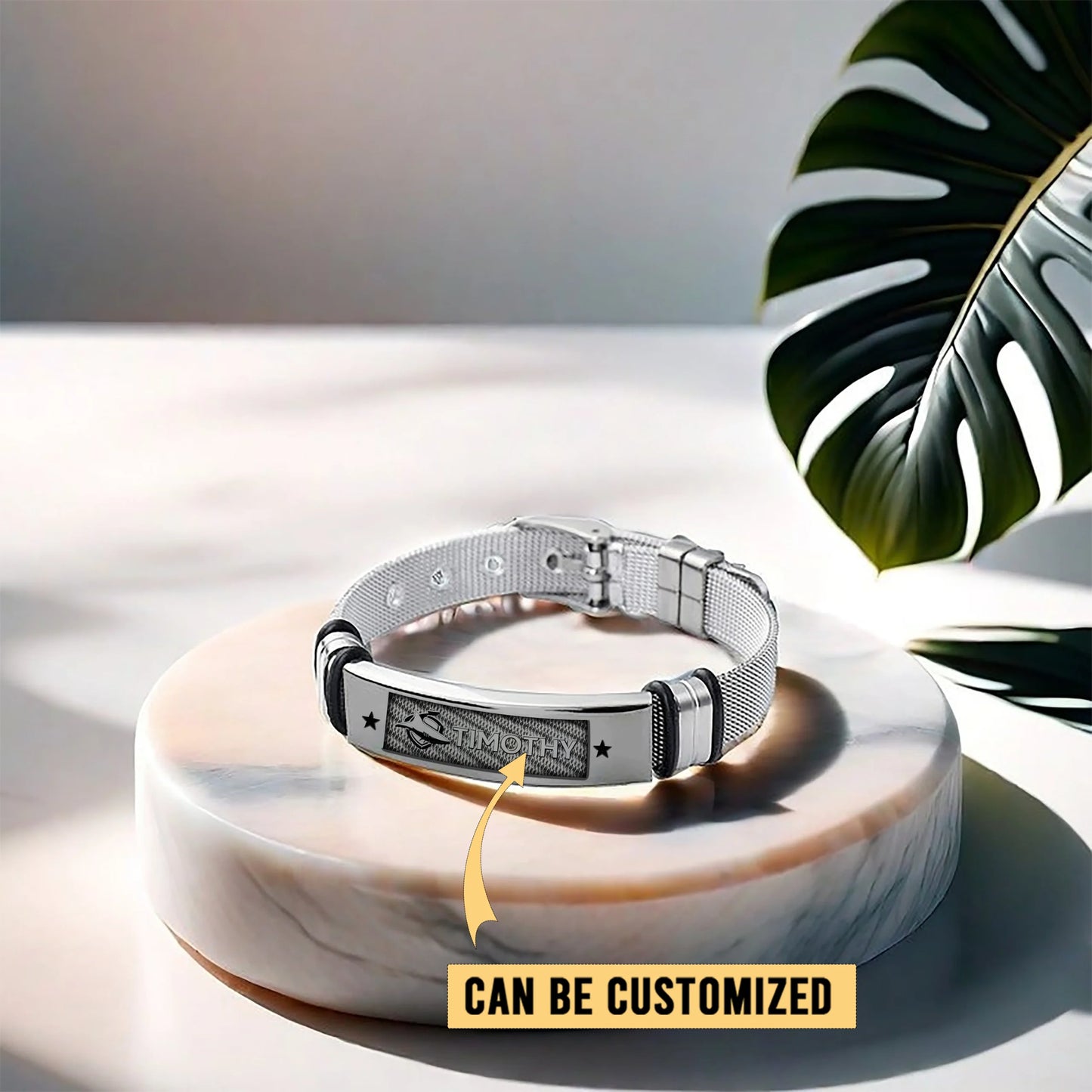 CRO Personalized Custom Men's Metal Bracelet 1