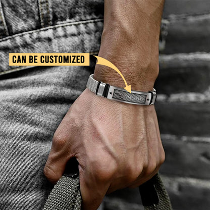 DOL Personalized Custom Men's Metal Bracelet 1